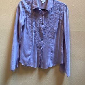 J Jill lilac blouse